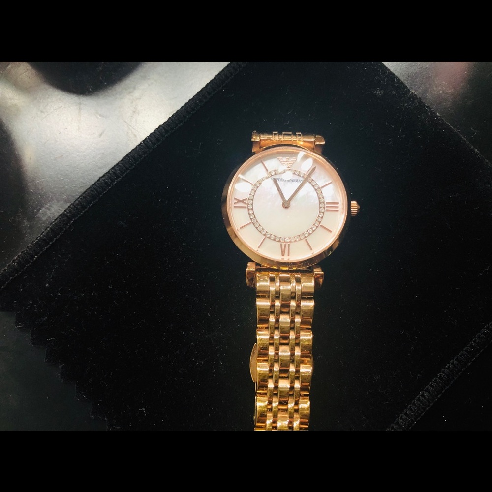 Armani AR1909 Emporio Rose Gold Female Watch